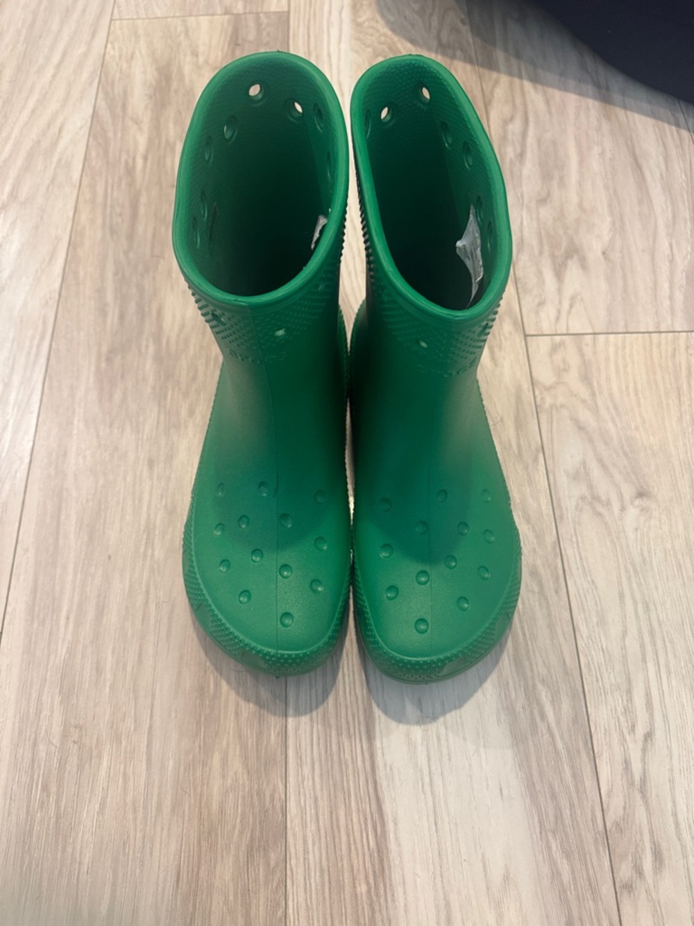 Woman Green Waterproof Rain Boots